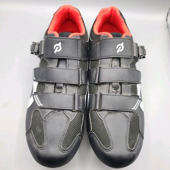 Peloton Men\'s Size EU 47 US 13 Black Cycling Shoes Black Red main image 6